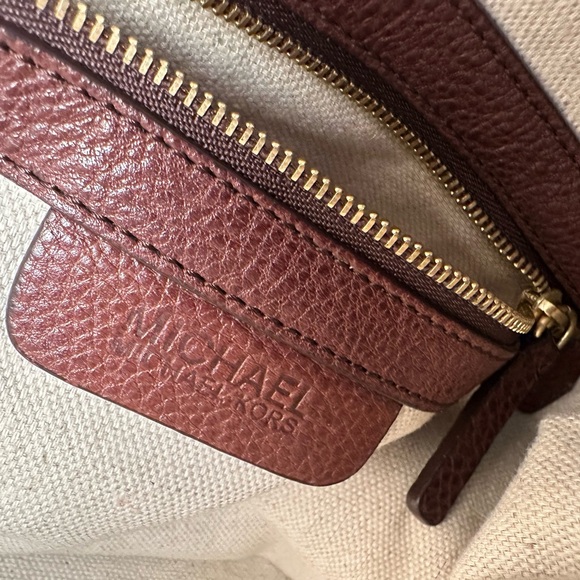 Vintage 2008 Michael Kors Brown Leather Hobo Bag - Picture 6 of 8